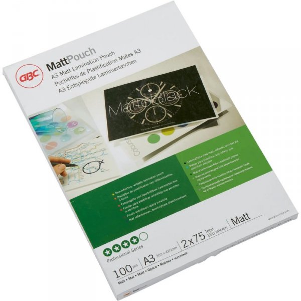Folia do laminacji GBC Pouch A3 75Mic matt 100szt. 41660E