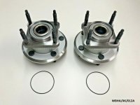 2 x Rear Wheel Bearing & Hub + O-ring for Jeep Commander 2005-2010 WBHA/XK/012A 