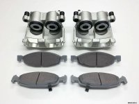 2 x Front Brake Caliper & Pads for Jeep Grand Cherokee WJ 1999-2004 BRK/WJ/001A 