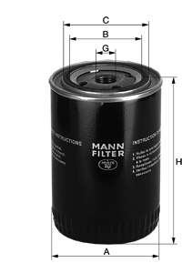 Filtr oleju PH6682 Jeep Liberty KJ 2.5CRD 2002-2007 