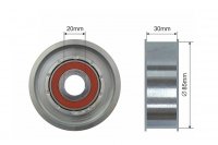 ROLKA NAPINACZA PASKA WIELOROWKOWEGO RNK-CH-027 JEEP CHEROKEE XJ GRAND CHEORKEE ZJ WJ 2.5TD 3.1TD 