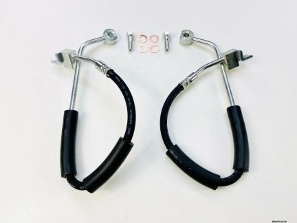2 x Front Brake Hose & Banjo Bolt for Jeep Cherokee KJ 2002-2007 BBH/KJ/013A