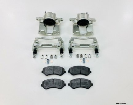 2 x Front Brake Caliper & brake Pads for Jeep Wrangler JK 2007-2017 BRK/JK/012A