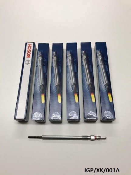 6 x Glow Plug 5175756AA for Jeep Commander XK 3.0CRD 2006-2010 BOSH IGP/XK/001A