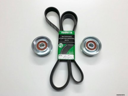 Serpentine Belt & 2x Idler Pulley for Grand Cherokee 3.1TD 1999-2001 CHA/WJ/047A
