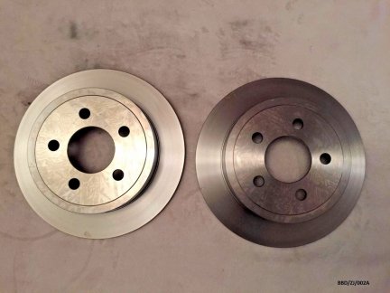 2 x Rear Brake Disc for Jeep Grand Cherokee ZJ 1994-1998 BBD/ZJ/002A