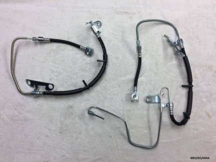 2 x Rear Brake Hose for Chrysler Voyager RG 2001-2007 Discs BBH/RG/004A