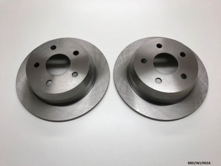 2 x Rear Brake Disc for Jeep Grand Cherokee WJ 1999-2004 BBD/WJ/002A