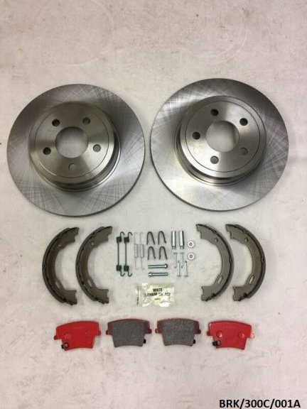 Rear Brakes Repair KIT Ceramic for Chrysler 300C 2005-2016 VENT BRK/300C/001A