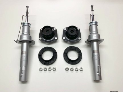 2 x Front Shock Absorber & 2 x Mount for Jeep Commander XK 2005-2010 SSA/XK/006A