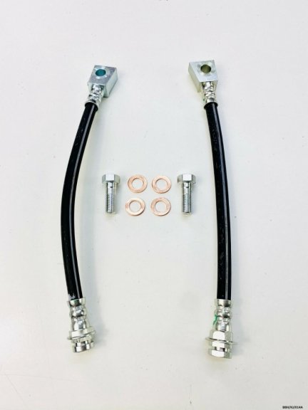 2 x Rear Brake Hose & Banjo Bolt for Jeep Cherokee KJ 2002-2005 BBH/KJ/014A