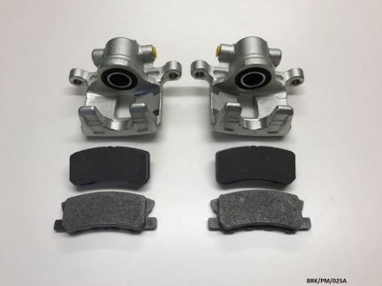 2 x Rear Brake Caliper & Pads for Dodge Caliber PM 2007-2012 302MM BRK/PM/025A