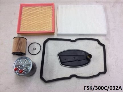 Filters Service KIT for Chrysler 300C 3.0CRD 2005-2010 W5A580  FSK/300C/032A