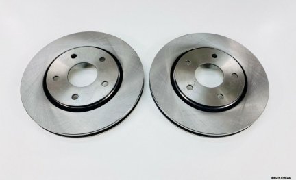2 x Front Brake Disc for Chrysler Voyager RT / Journey JC 2008-2017 BBD/RT/002A