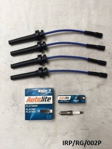4 x Platinum Spark Plug & Cables for Chrysler Voyager 2.4L 2001-2007 IRP/RG/002P