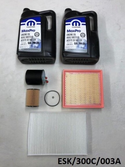 Engine Medium Service KIT for Chrysler 300C 3.0CRD 2005-2010 ESK/300C/003A 5W30