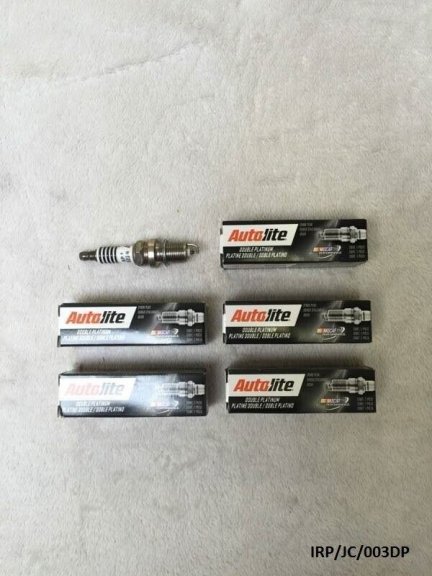 6 x DOUBLE PLATINUM Spark Plug for Dodge Journey 3.5L 2009-2010 IRP/JC/003DP