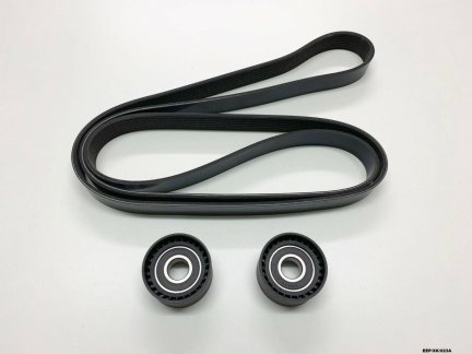 Serpentine Belt & 2 x Idler Pulley for Commander XK 3.0CRD 2006-2010 EEP/XK/023A