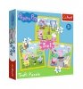 Puzzle 3w1 Wesoły dzień Peppy