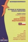 Angielsko-polski słownik skrótów biznesu międzynarodowego