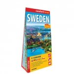 Szwecja (Sweden) laminowana mapa samochodowa 1:1 000 000