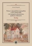 Pożary w miastach Rzeczypospolitej w XVI-XVIII wieku i ich następstwa ekonomiczne, społeczne i kulturowe