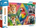 Puzzle Egzotyczne zwierzęta 1000