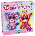 Puzzle Beanie Boos Shape Puzzle 4 w 1
