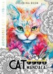 Kolorowanka A4  Cat Mandala Koty