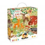 CzuCzu. Dzikie puzzle. Las 3+