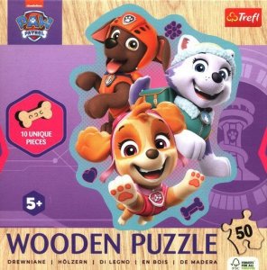 Puzzle drewniane 50 Wesoła gromadka piesków