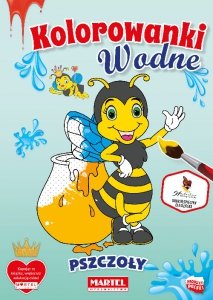 Kolorowanka wodna Pszczoły
