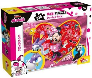 Puzzle dwustronne maxi Myszka Minnie 108
