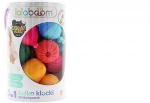 Lalaboom Zestaw kulko-klocków 24 elementy