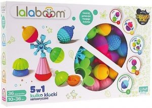 Lalaboom Zestaw kulko-klocków 36 elementów