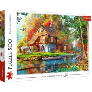 Puzzle 500 Chatka nad rzeką