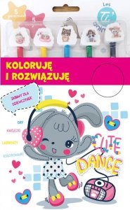 Koloruję i rozwiązuję Zabawy dla dziewczynek