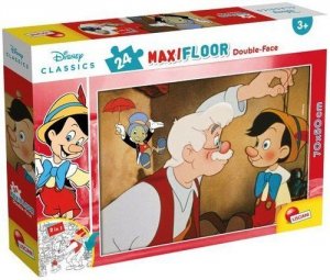 Puzzle podłogowe dwustronne Maxi 24 Disney Classics