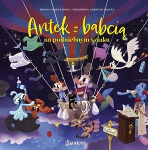 Antek z babcią na podniebnym szlaku,
