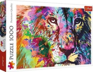 Trefl puzzle 1000 Kolorowy lew