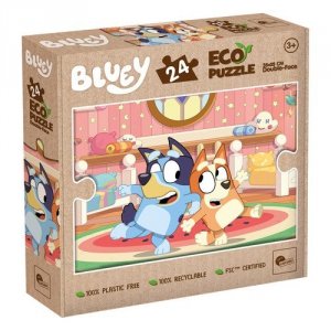Puzzle Eco 24 dwustronne Bluey