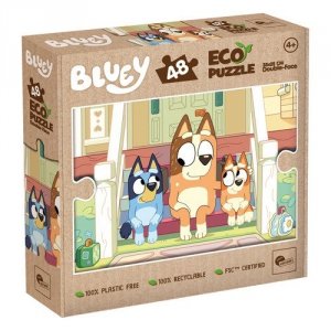 Puzzle Eco 48 Dwustronne Bluey