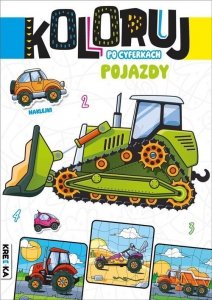 Koloruj po cyferkach Pojazdy