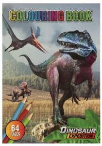Kolorowanka Dino A4