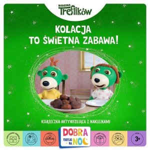 Kolacja to świetna zabawa! Książeczka aktywizująca z naklejkami