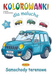 Samochody terenowe. Kolorowanki dla malucha