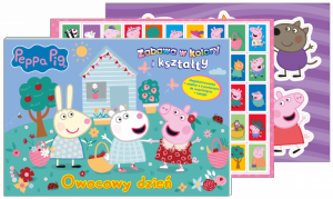 Owocowy dzień. Świnka Peppa. Zabawa w kolory i kształty