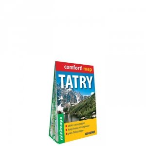 Tatry mapa turystyczna 1:80 000 + Zakopane plan miasta 1:20 000 laminat mini 2024