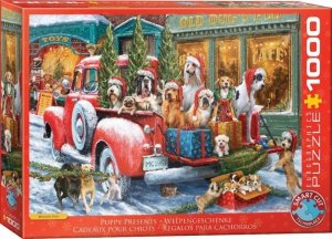 Puzzle 1000 Dogs on Truck by Ali Corti 6000-5993