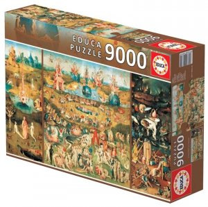 Puzzle 9000 Ogród rozkoszy ziemskich Hieronim Bosch 110011